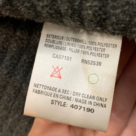 Hilary Radley || Brown Quilted Snap Collar Boxy Pocket Coat Jacket Small - Picture 14 of 17